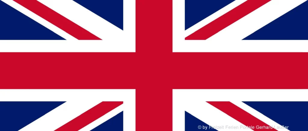 Sprachreise Bayern zum Englisch lernen England Flagge United Kingdom