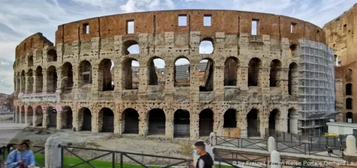 Italien Wahrzeichen in Rom Sehenswürdigkeiten Kolosseum Attraktionen in Europa