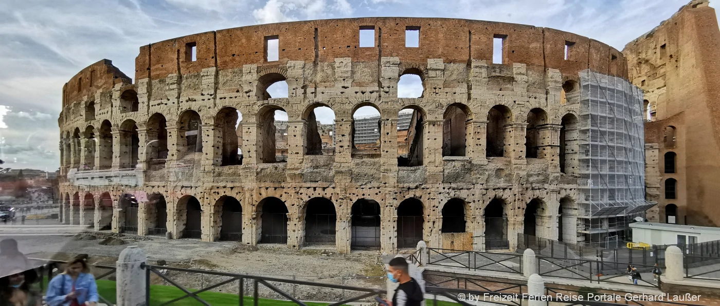 Italien Wahrzeichen in Rom Sehenswürdigkeiten Kolosseum Attraktionen in Europa