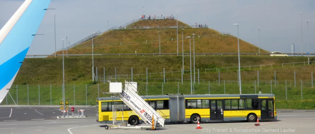 Parkservice Flughafen München Besucherhügel Aussichtspunkt
