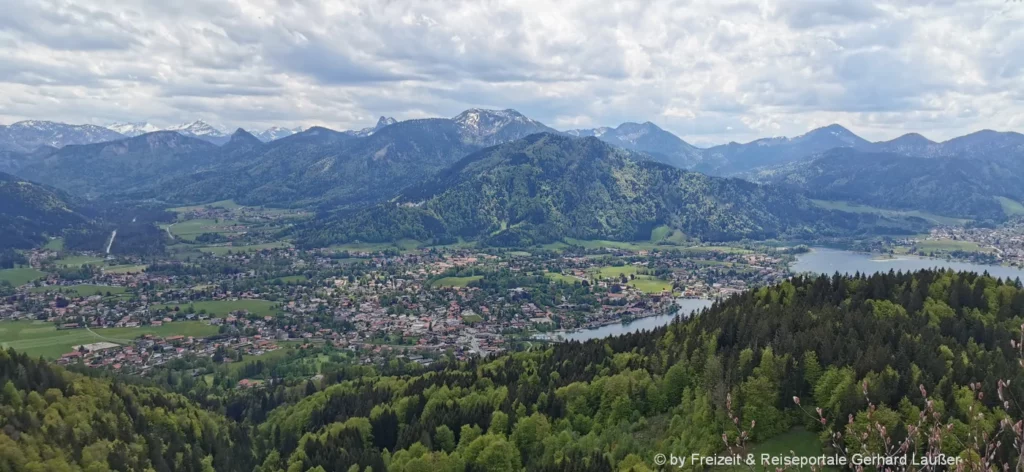 Berge in Bayern Alpen Blick am Tegernsee Reisetipps & Reiseziele