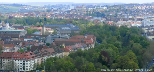 Ausflugsziele in Würzburg Sehenswürdigkeiten Aussichtspunkt Burg Stadt